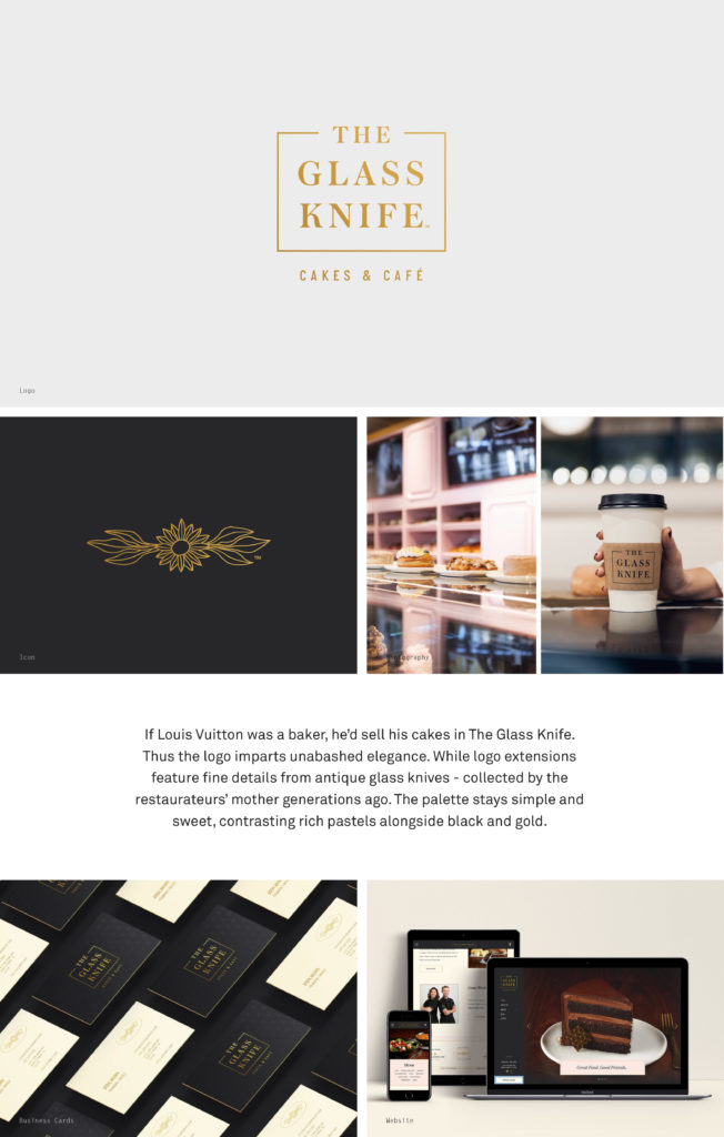 The Glass Knife Logo ADDY Winners 2018