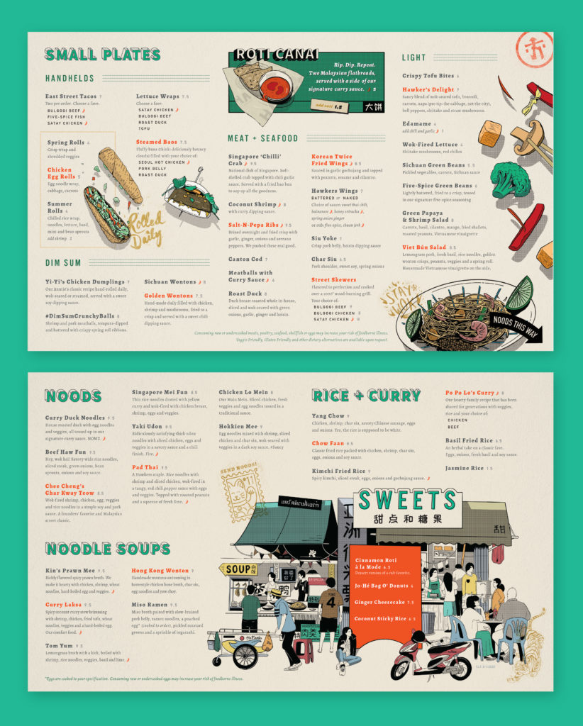 Hawkers Menu Suite ADDY Winners 2021